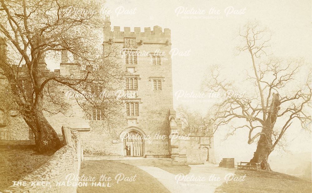 The Keep or Stone Gate House, Haddon Hall, Bakewell, c 1910
