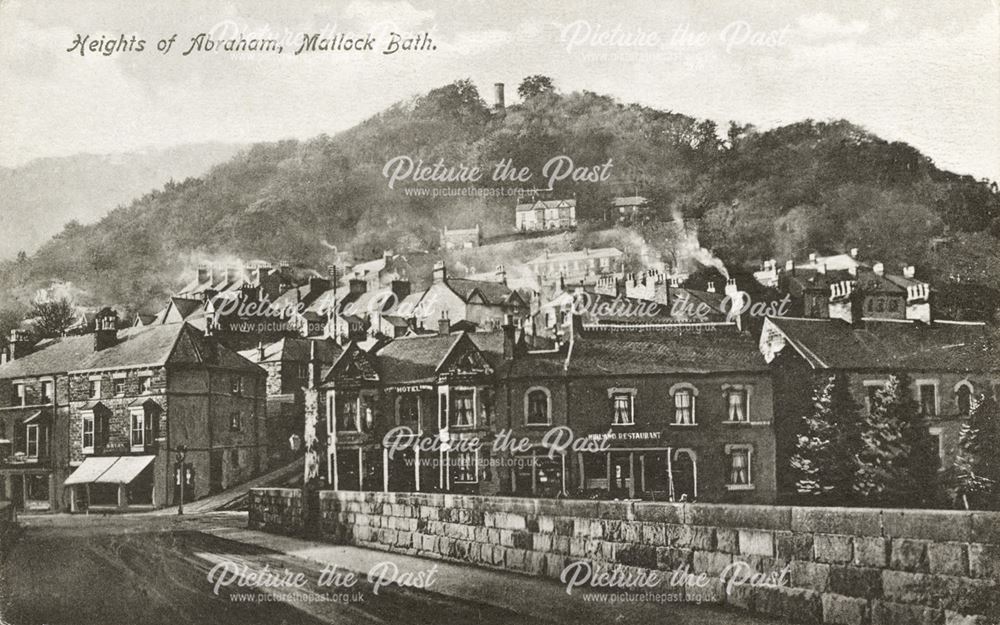 Heights of Abraham, junction of Dale Road and North Parade, Matlock Bath, c 1900s