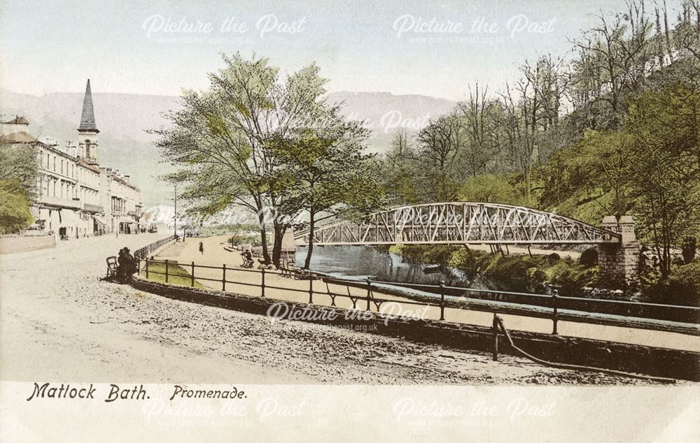 The Promenade, North Parade, Matlock Bath, c 1900s