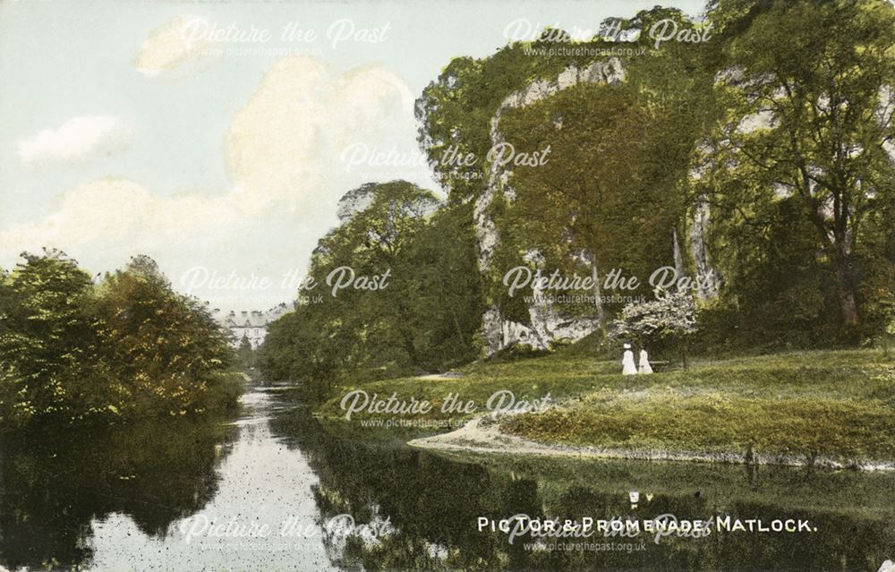 Pic Tor and Promenade, Matlock, c 1900s