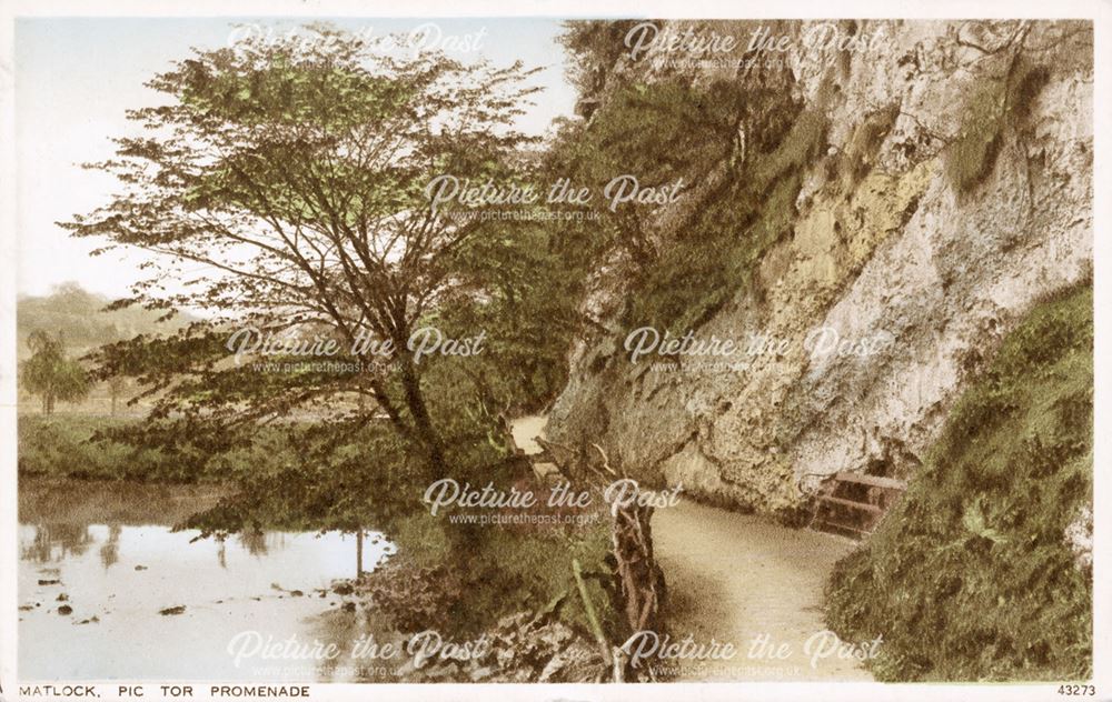 Pic Tor Promenade, Matlock, c 1920s