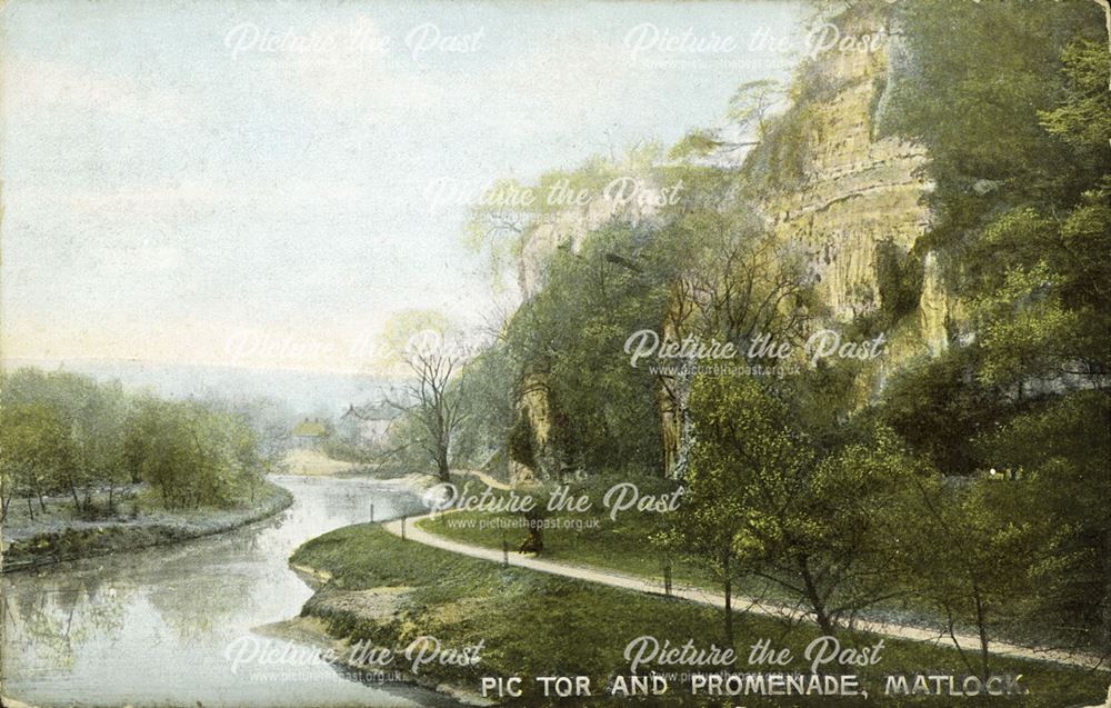 Pic Tor Promenade, Matlock, c 1900s