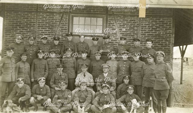 Proabably medical staff from the RAF Hospital at Rockside Hydro, Cavendish Road, Matlock, c 1940-45