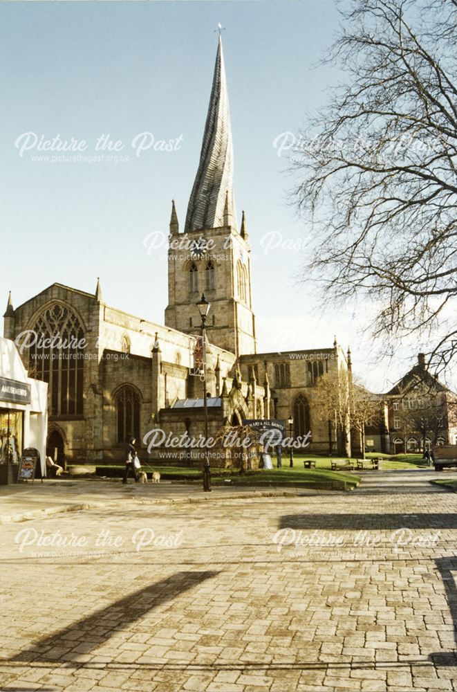 St Mary and All Saints Church (the Crooked Spire), Church Way, Chesterfield, c 2000