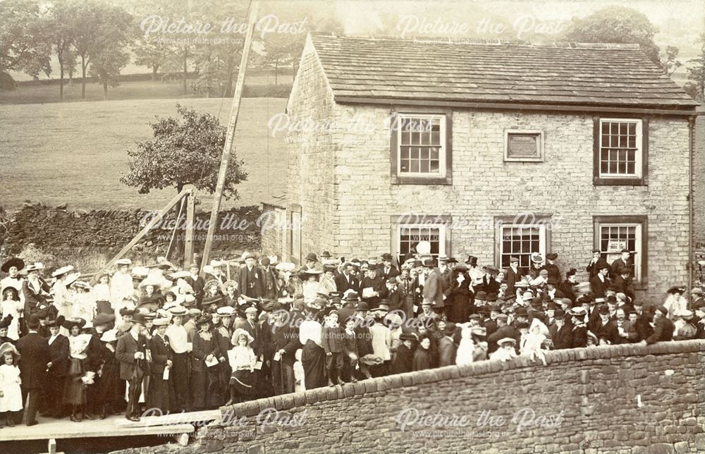 Probably a Congregational Chapel anniversary in the Whaley Bridge area, c 1900