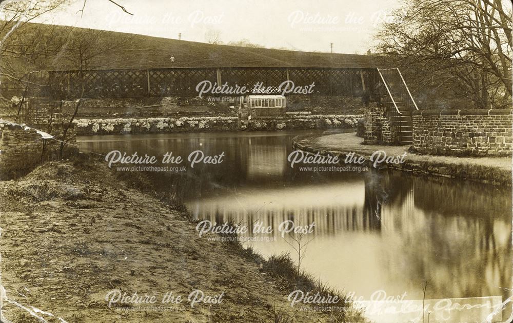 Buxworth Arm of Peak Forest Canal, Whaley Bridge, c 1910s