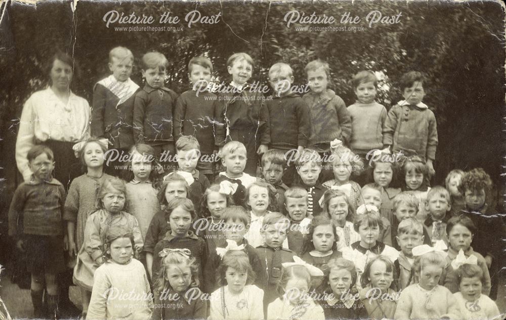 Infant Class, St. Mary's School, Stockport, c 1910s