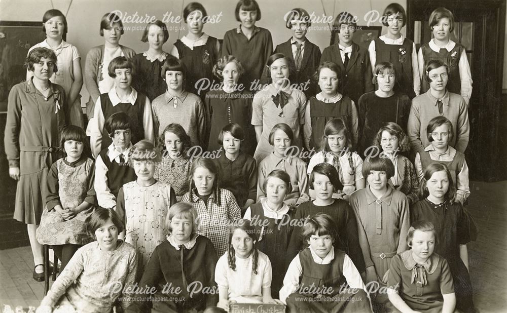 Class Portrait, St. Mary's School, Stockport, c 1920s