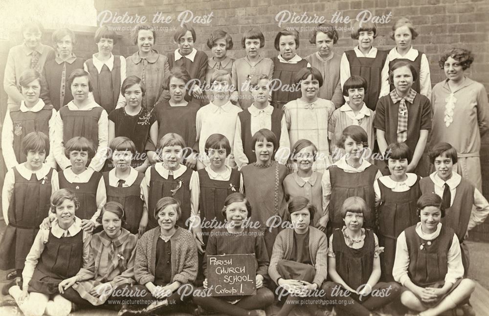 Parish Church School, Group 1, St. Mary's School, Stockport, c 1920s