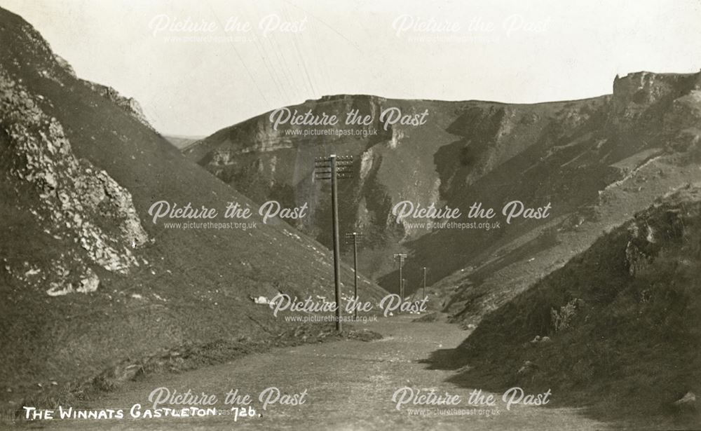 Winnats Pass, Castleton, c 1925