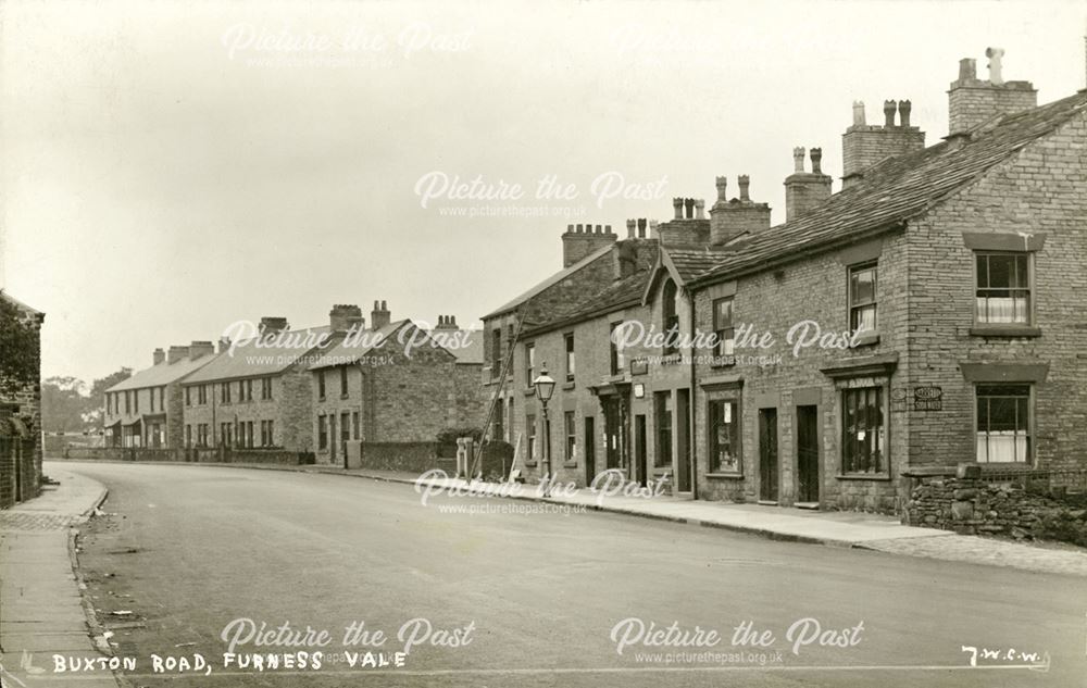 Buxton Road, Furness Vale, c 1930s