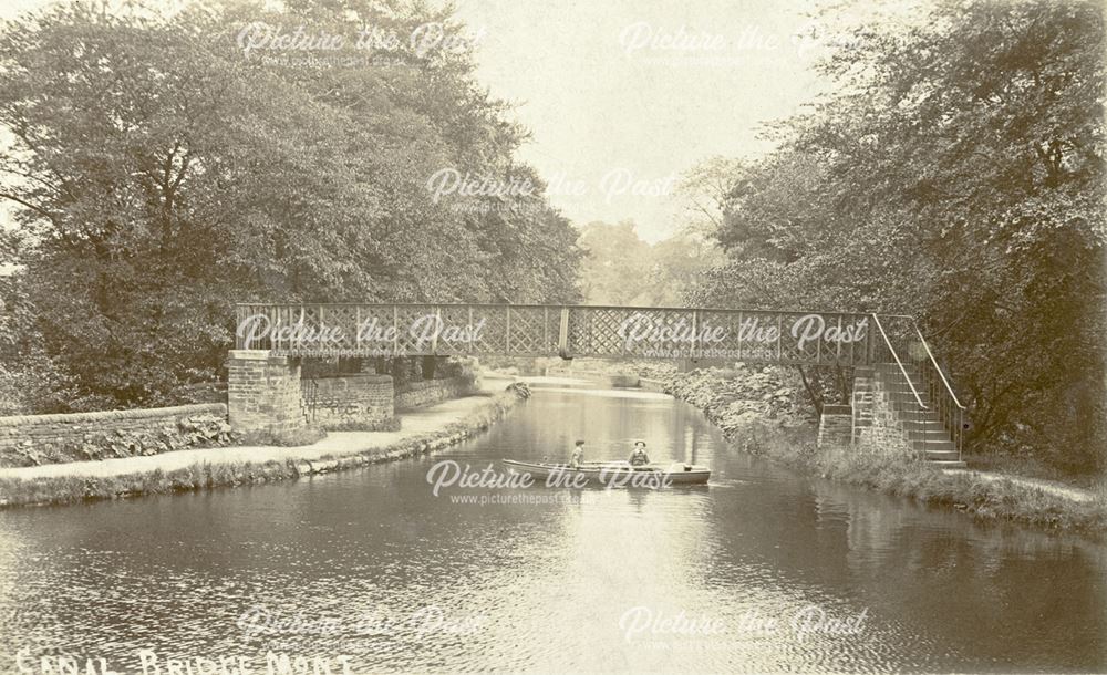 Buxworth Arm of Peak Forest Canal, Whaley Bridge, c 1910s