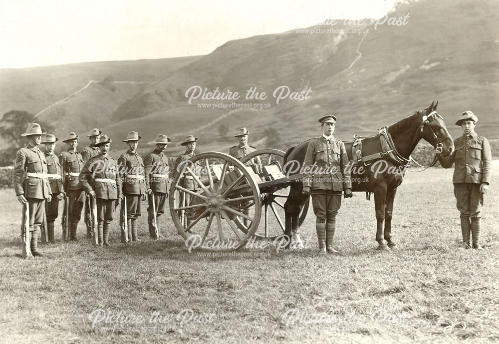 Volunteer Battalion of North Derbyshire Sherwood Foresters, Castleton, 1903-5