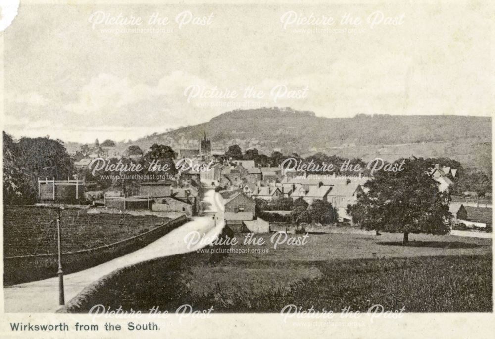 View of Wirksworth, from the south, c 1920s?