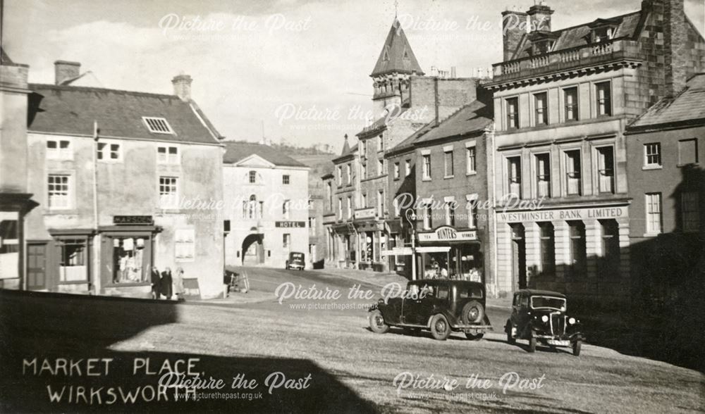 Market Place, Wirksworth, c 1940