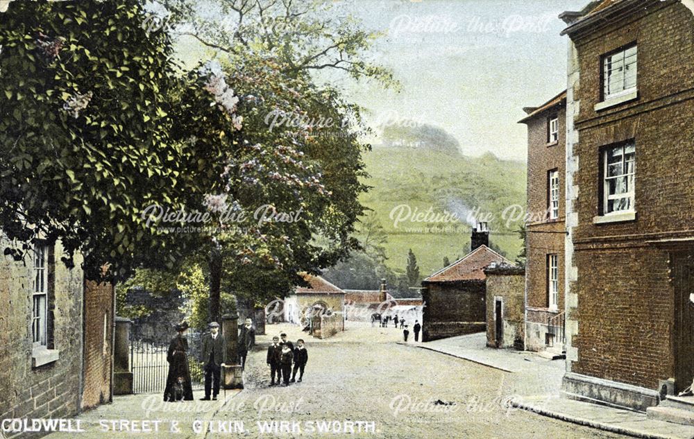 Coldwell Street and The Gilkin, Wirksworth, 1905