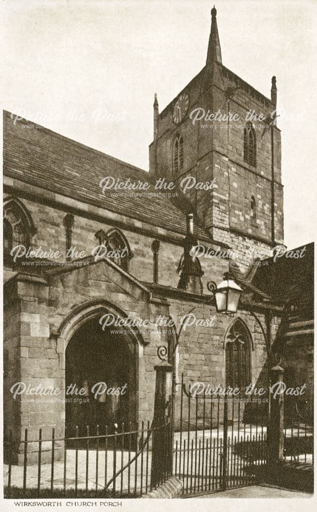 St Mary's Parish Church, Church Lane, Wirksworth, c 1910s?