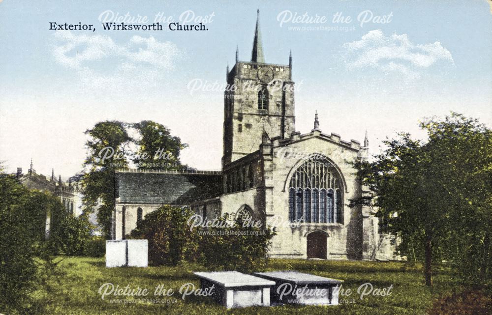 St Mary's Parish Church, Church Lane, Wirksworth, c 1910s?