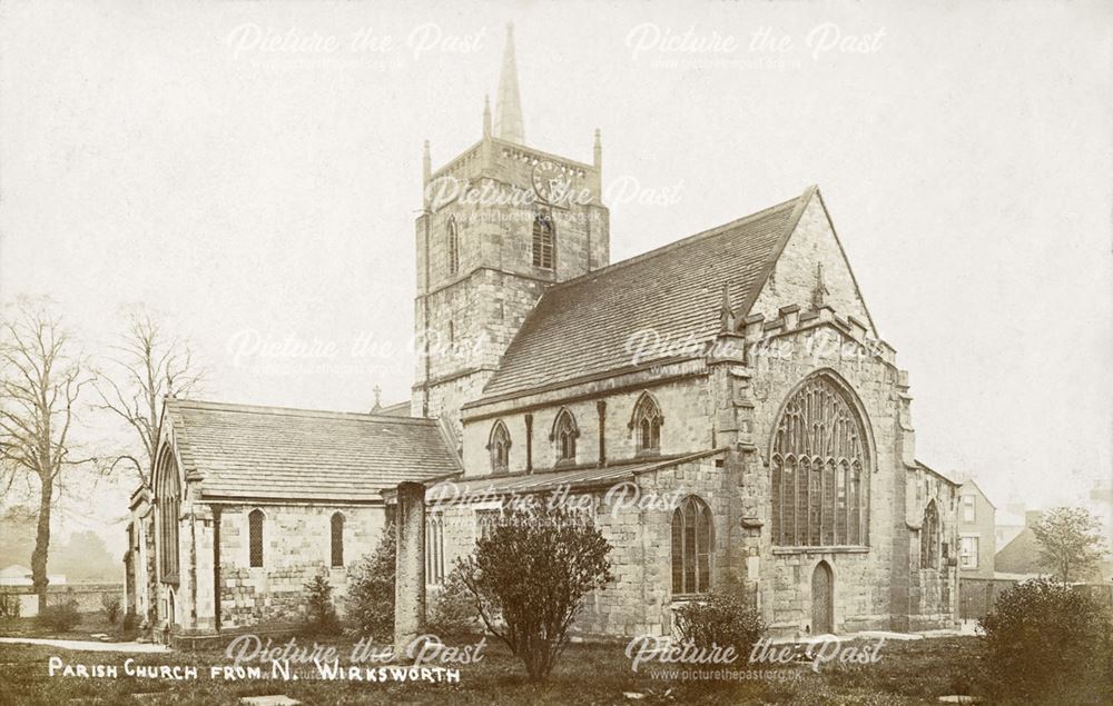 St Mary's Parish Church, Church Lane, Wirksworth, 1905