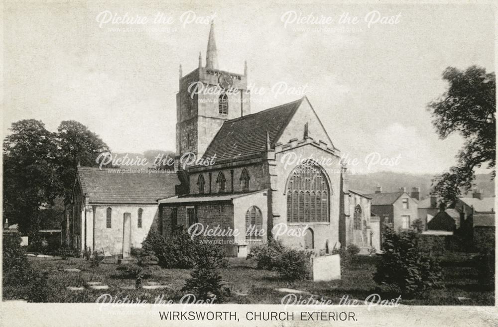 St Mary's Parish Church, Church Lane, Wirksworth, c 1910?