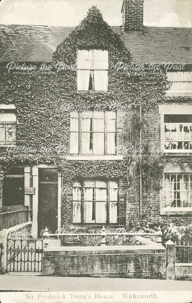 Sir Frederick Treve's House, 19 Coldwell Street, Wirksworth, c 1910