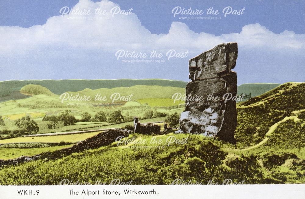 The Alport Stone, Alport Heights, Spout, c 1950s