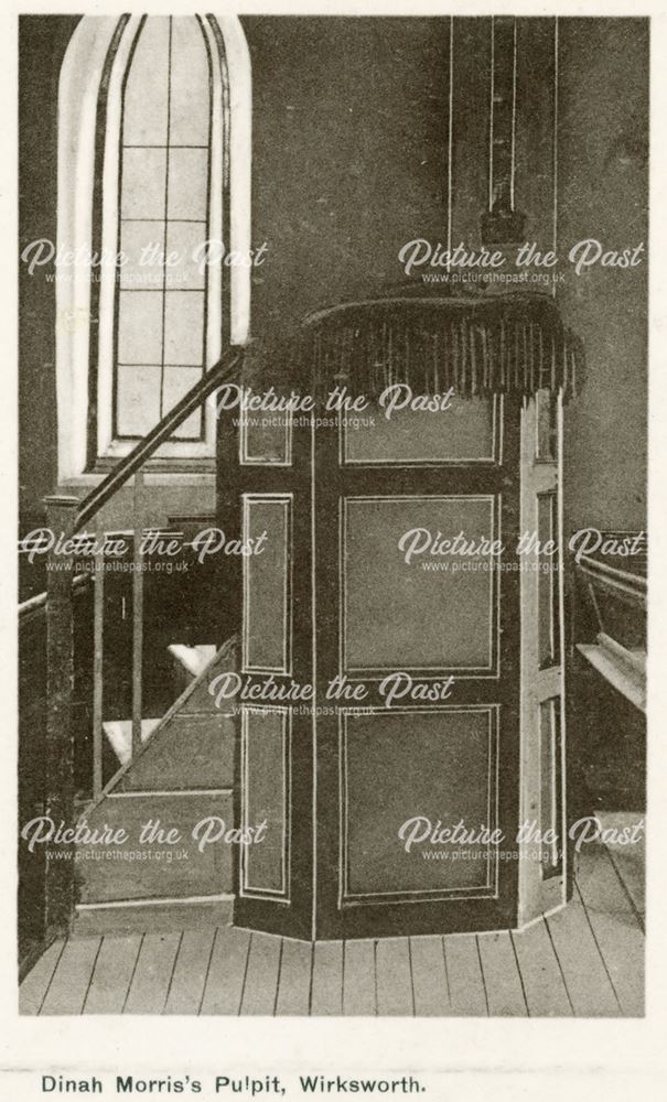 Dinah Morris' Pulpit, Methodist Chapel, Wirksworth, c 1920s