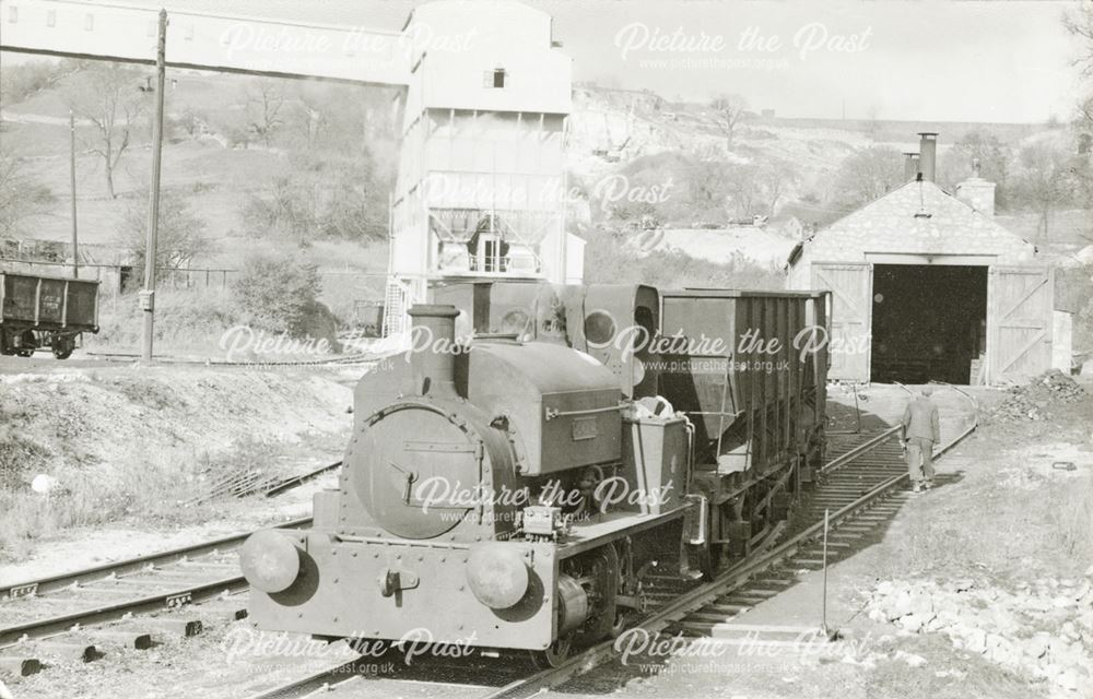 0-4-OST No.3 'Howell' Engine, at Cromford Road Sidings, Wirksworth, c 1950s