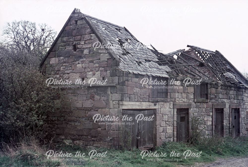 Old Cottage near Mill House in Quarndon, 1963