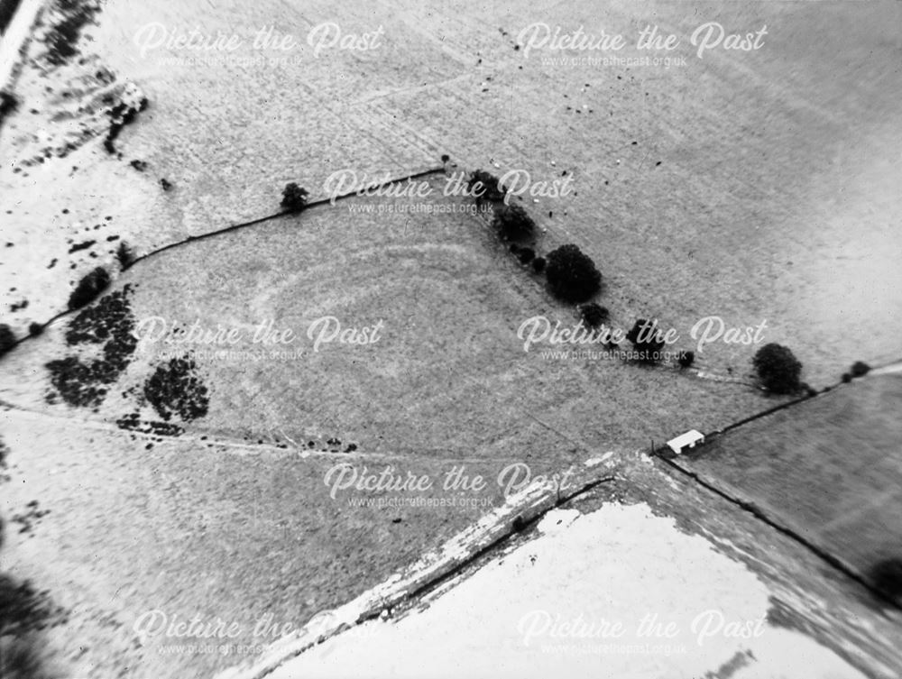 Aerial of Coneygrey (or Coneygree) Farm, Pentrich, 1959