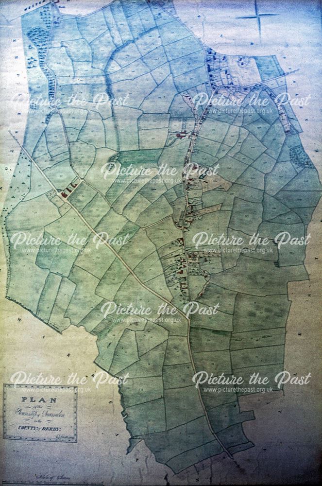 Quarndon Downland Map, 1816
