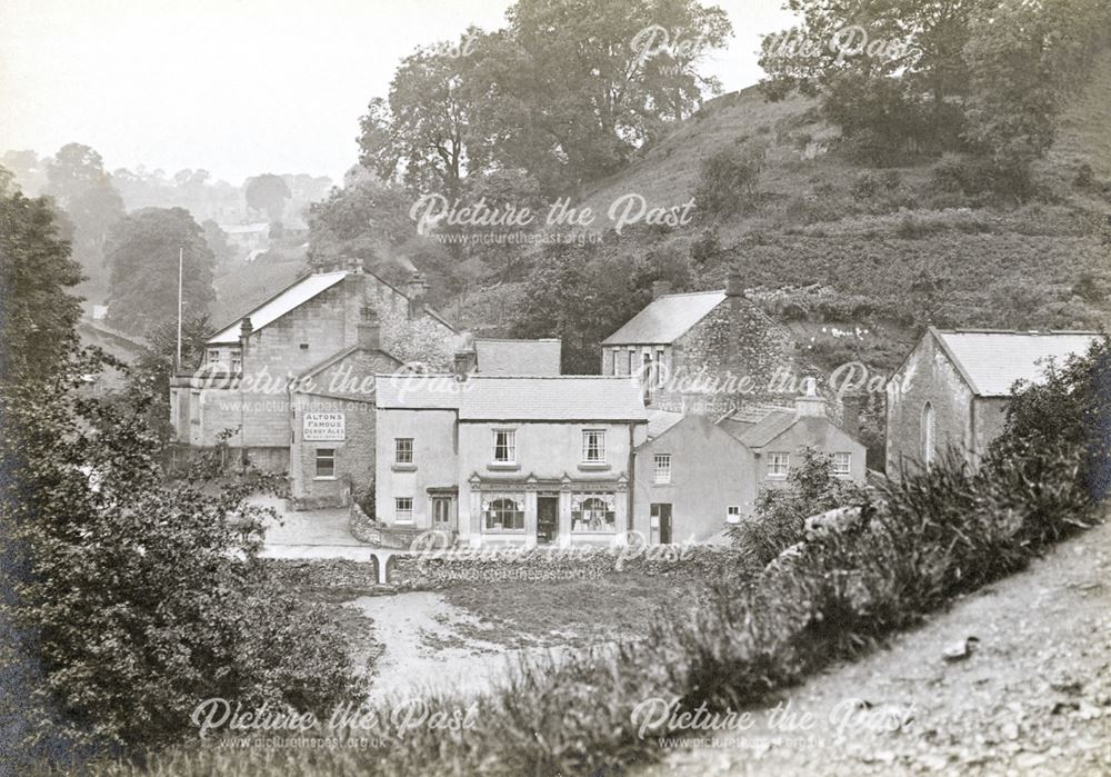 View up the Dale, Bonsall Village, c 1920s?