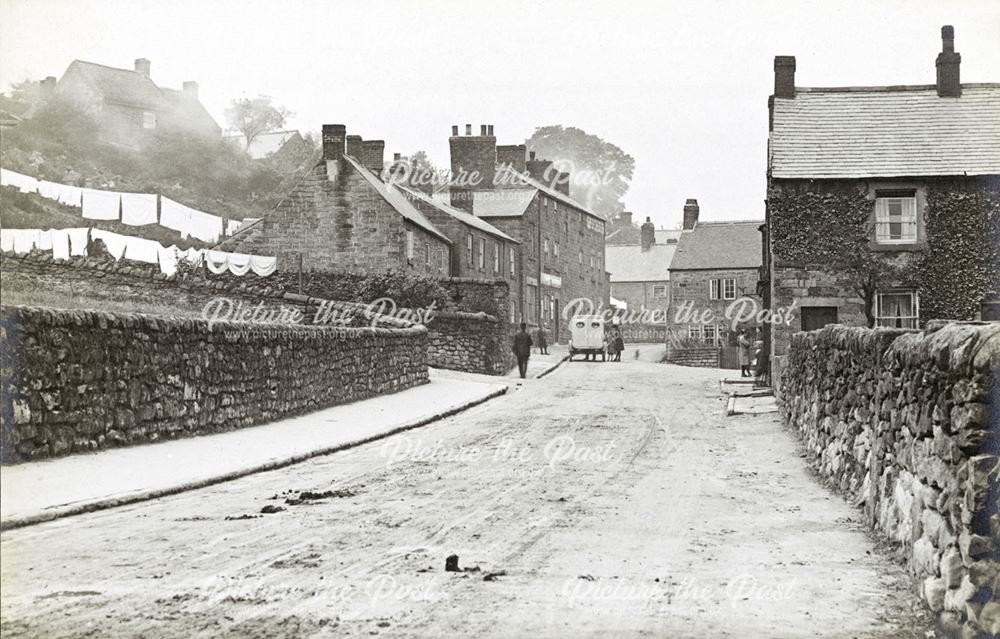 View towards village, Sandy Lane, Crich, c 1930s?
