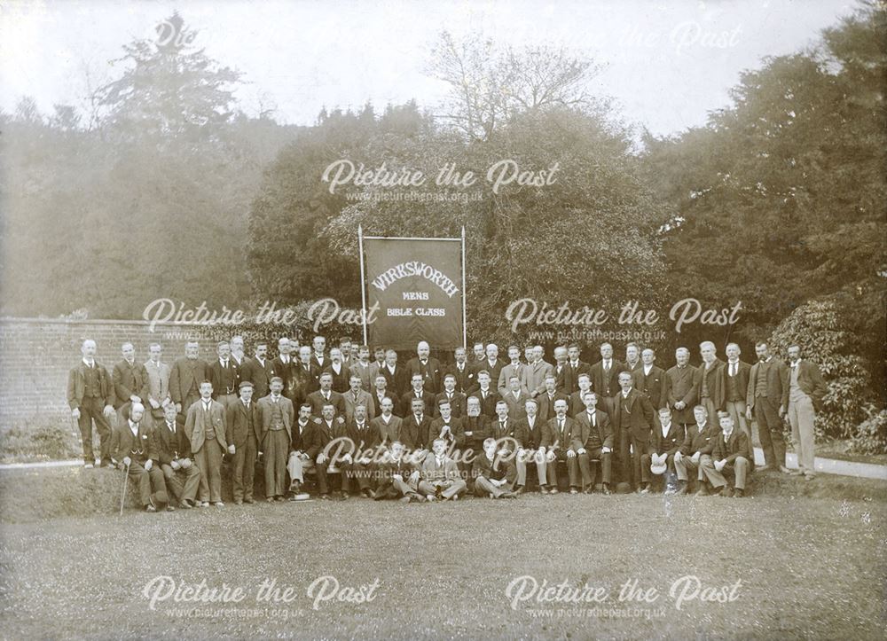 Wirksworth Mens Bible Class, c 1910?