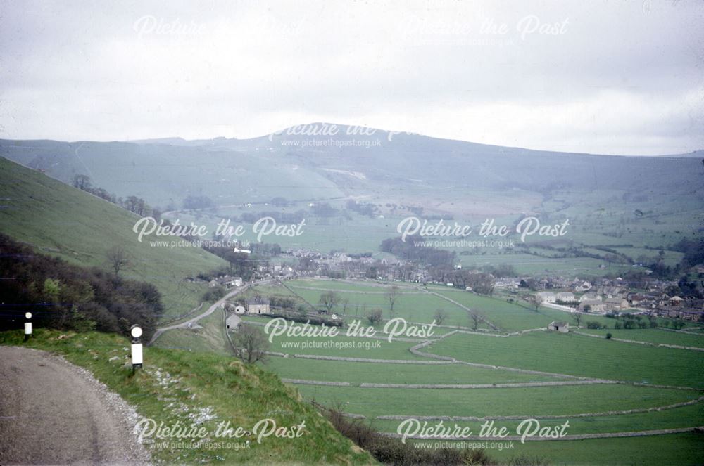 Scarp foot and possible enclosed field strips at Castleton, Hope Valley, 1969