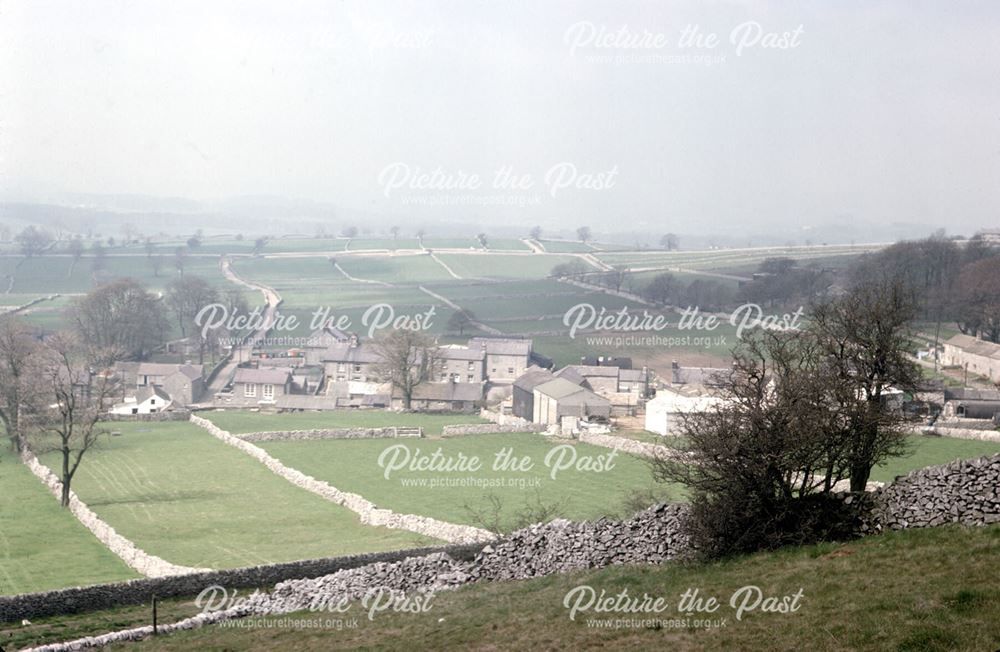 Strip field enclosures, Chelmorton, Buxton, 1976