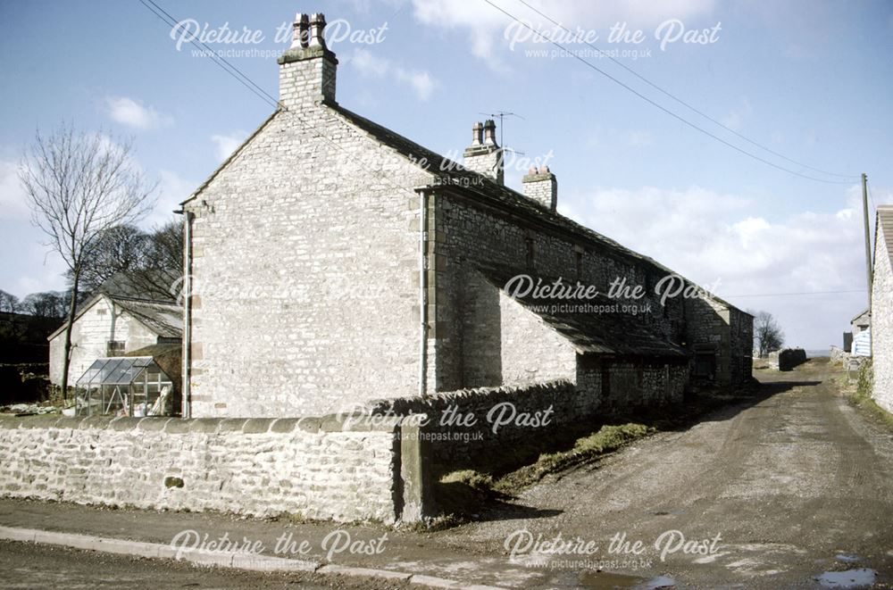 Rear of farmhouse, Chelmorton, Buxton, 1986