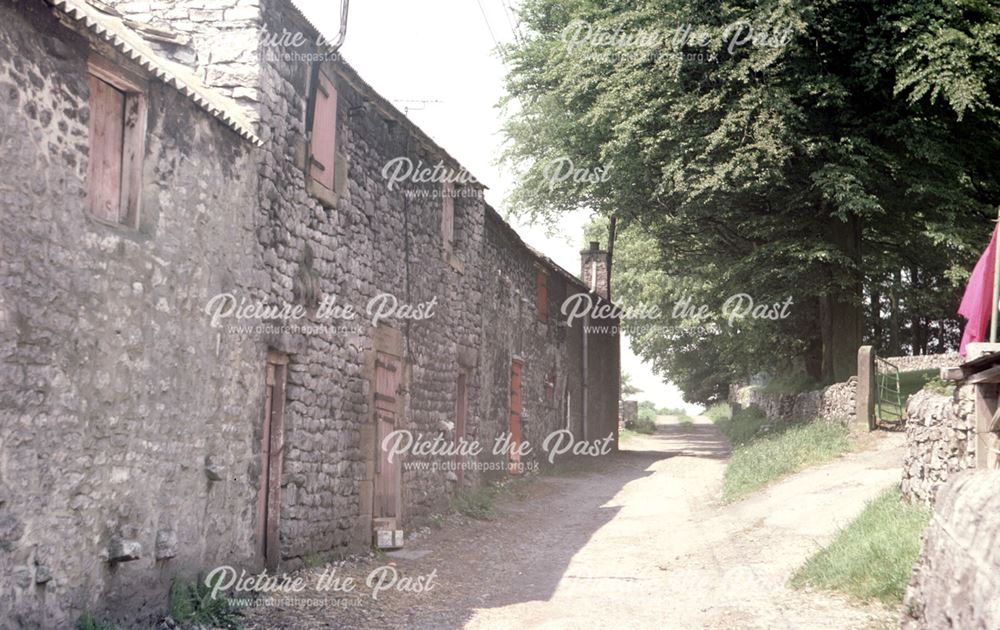 Rear of 'Long House', Chelmorton, Buxton, 1976