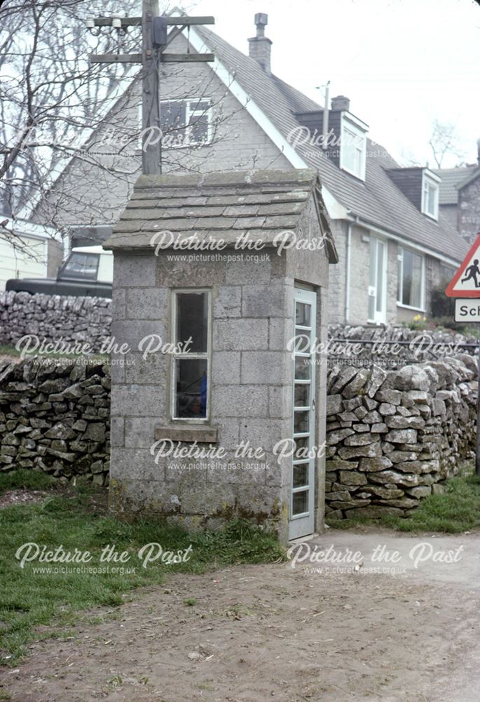 Telephone box, Chelmorton, Buxton, 1976