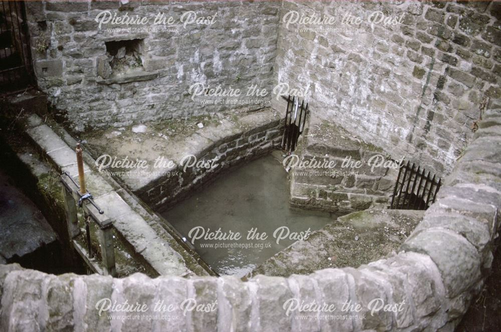 Underground water courses, Cromford, Matlock, 1985