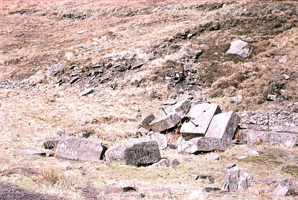 Remains of Danebower Colliery, Dane Valley, 1976