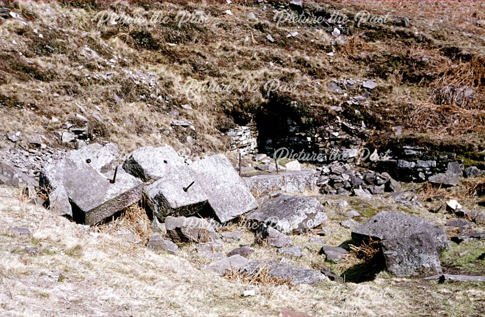 Remains of Danebower Colliery, Dane Valley, 1976