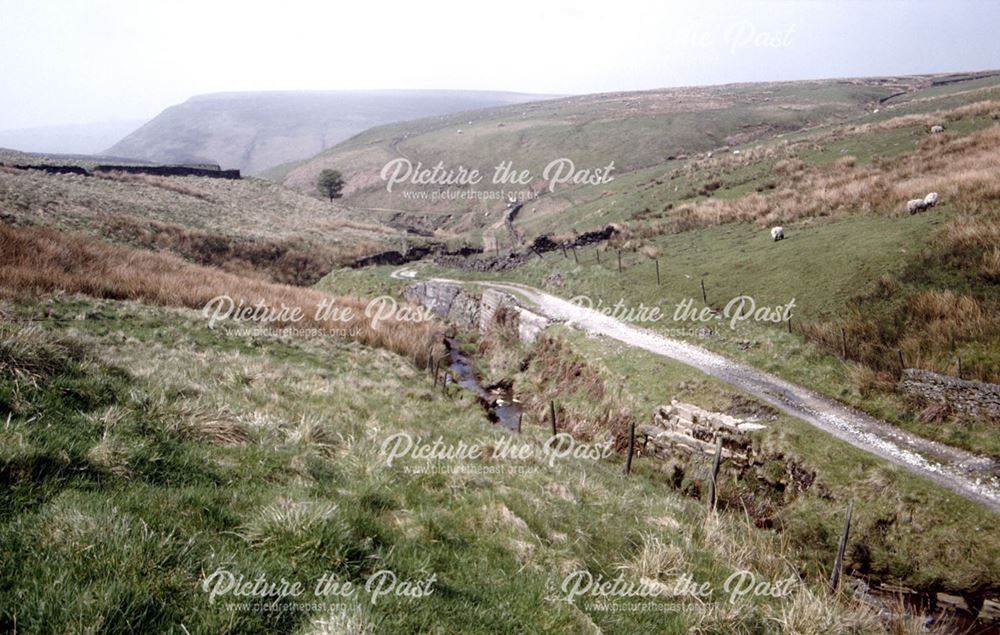 Former wharf, River Dane, Dane Valley, c 1970s