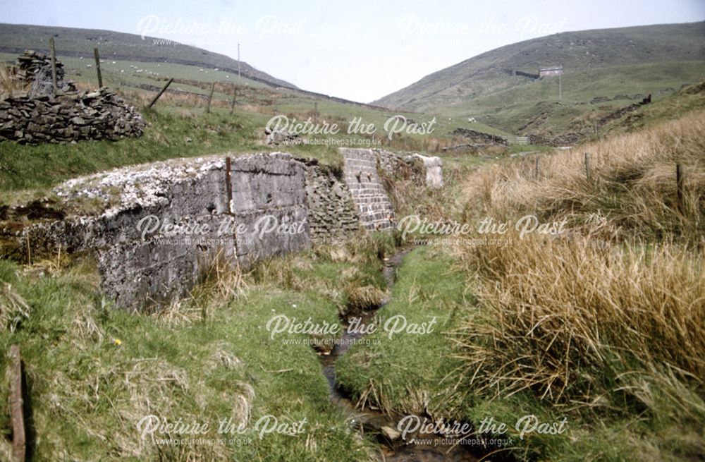 Former wharf, River Dane, Dane Valley, c 1970s