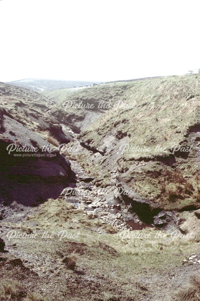 Coal measure shales, near Orchard Farm, Dane Valley, c 1970s