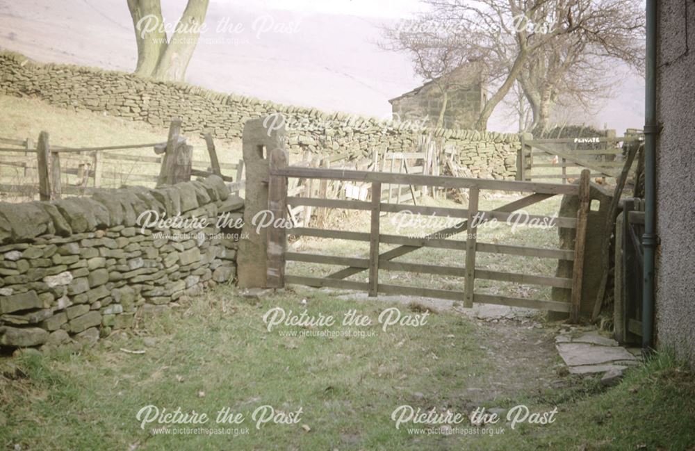 Remains of Crosses used on Gate Posts, Edale End, Edale, 1972