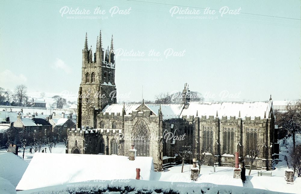 Tideswell Church, 'The Cathedral of the peak', Tideswell, Buxton, 1965