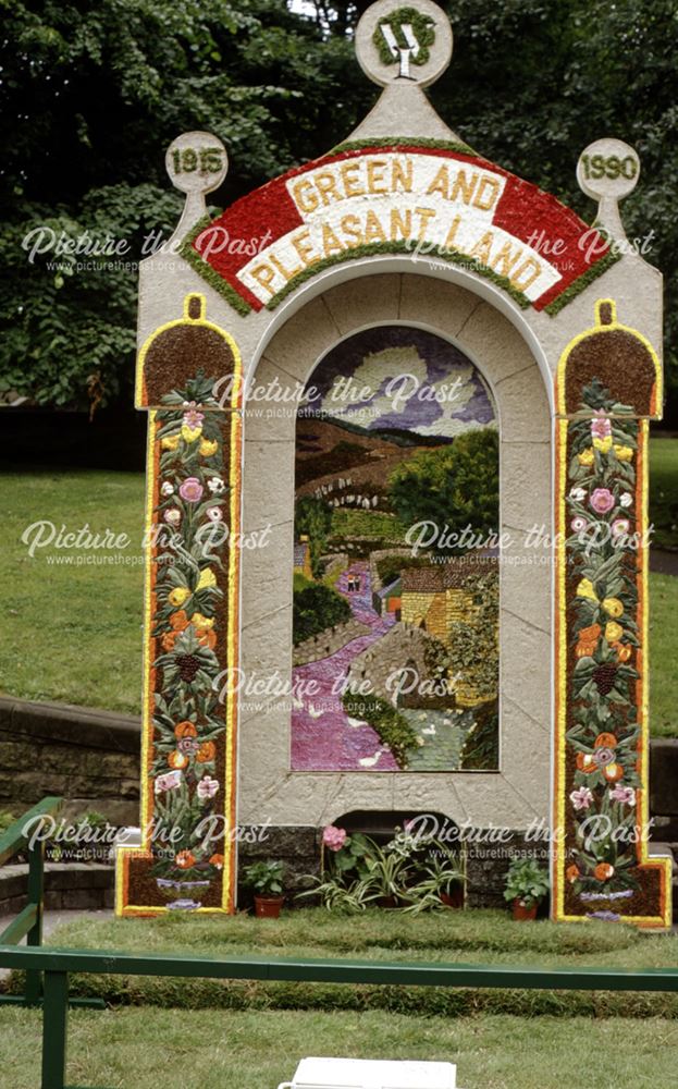 Well dressing, Buxton, 1990