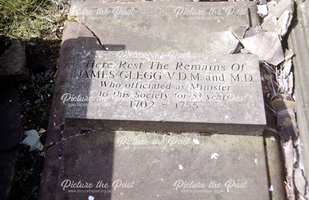 James Clegg's Tombstone, Chinley 'New' Chapel, off Hayfield Road, Chapel Milton, Chapel-en-le-Frith,
