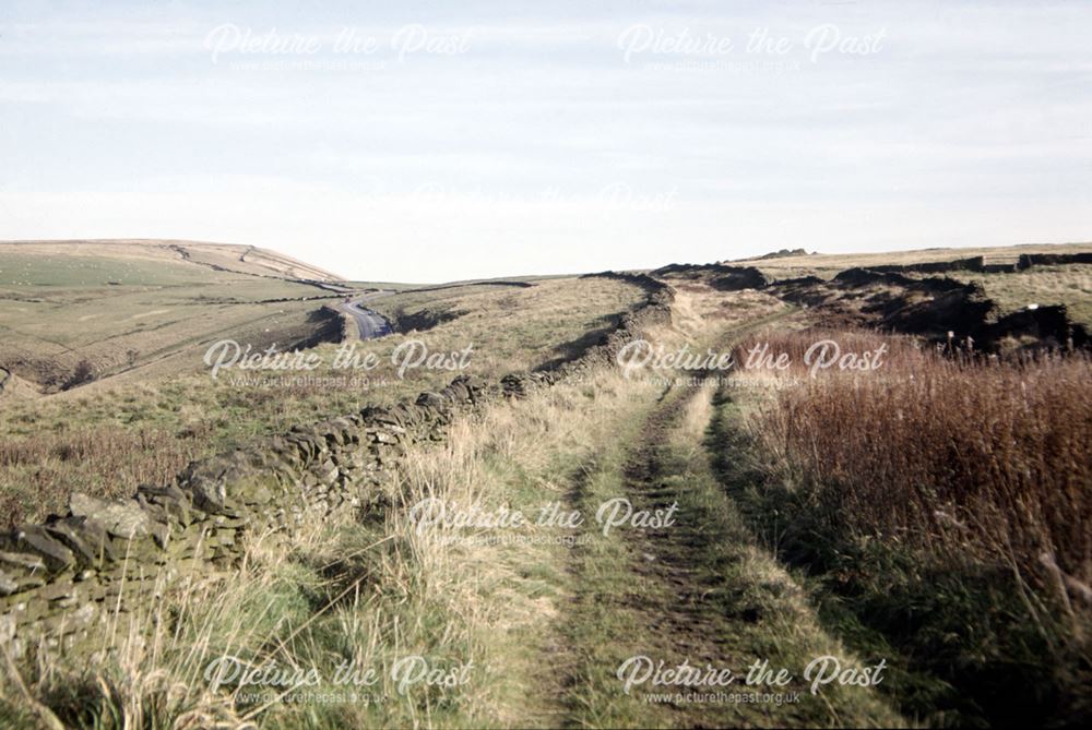 Old road from Castleton to Chapel-en-le-Frith, High Peak, 1992